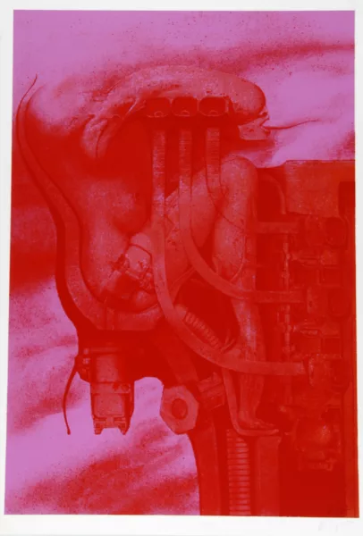 H. R. Giger — Blatt aus "Trip-Tychon", 1970