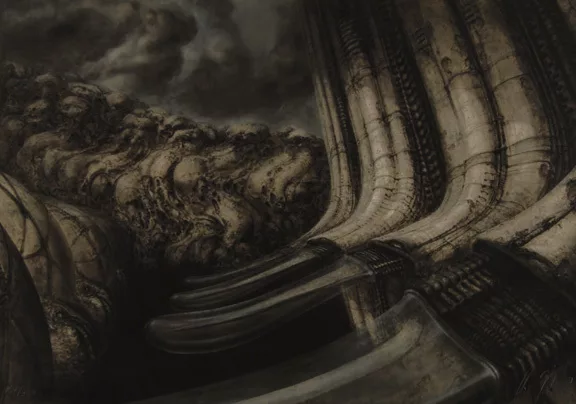 H. R. Giger — Blatt aus "Erotomechanics", 1979
