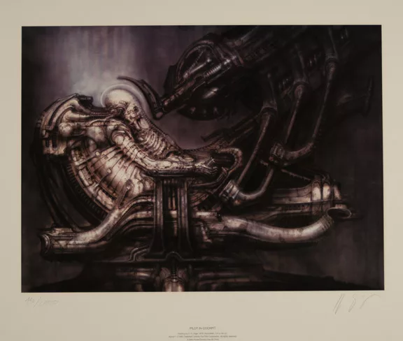 H. R. Giger — Pilot in Cockpit (Space Jockey), 1991