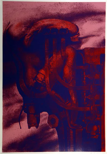 H. R. Giger — Blatt aus "Trip-Tychon", 1970
