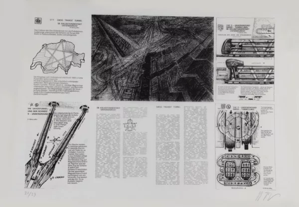 H. R. Giger — Untertunnelung der Schweiz