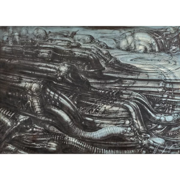H. R. Giger — "Biomechanische Landschaft III".