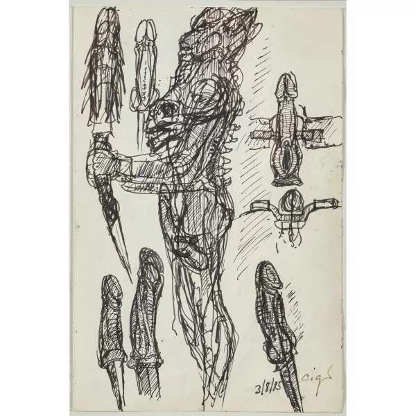 H. R. Giger — Ohne Titel.