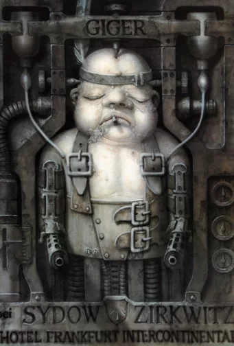 H. R. Giger — 5 Plakate: Sydow; Katze; Ohne Titel (3)