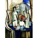 Frauenakt im Künstleratelier