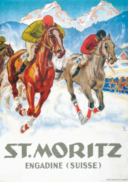 Hugo Laubi — St. Moritz - Engadine (Suisse), 1924