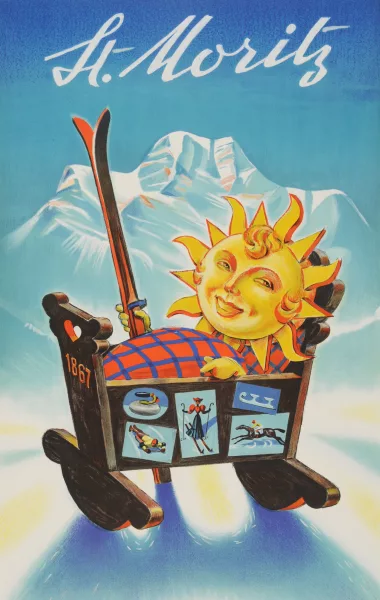 Hugo Laubi — St. Moritz, 1952