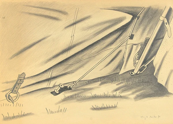 Hugo Suter — Spannseile, 1971