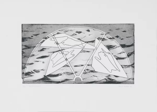 Hugo Suter — Ohne Titel, 1986