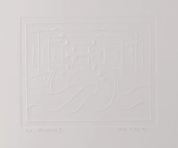 Hugo Suter — 5 Blätter: Ohne Titel, 1984