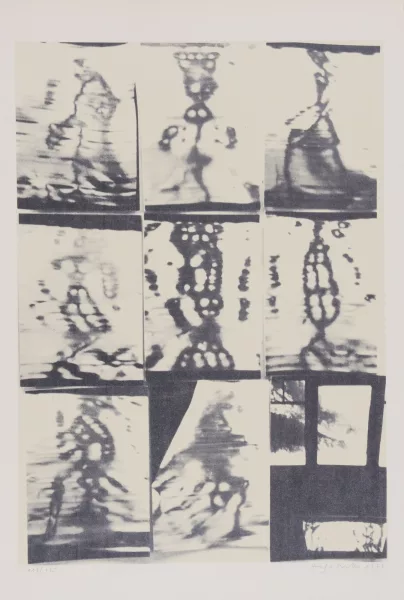 Hugo Suter — 3 Blätter: Ohne Titel, 1979; 1982