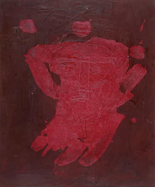 Hugo Weber — Figure rouge, 1964