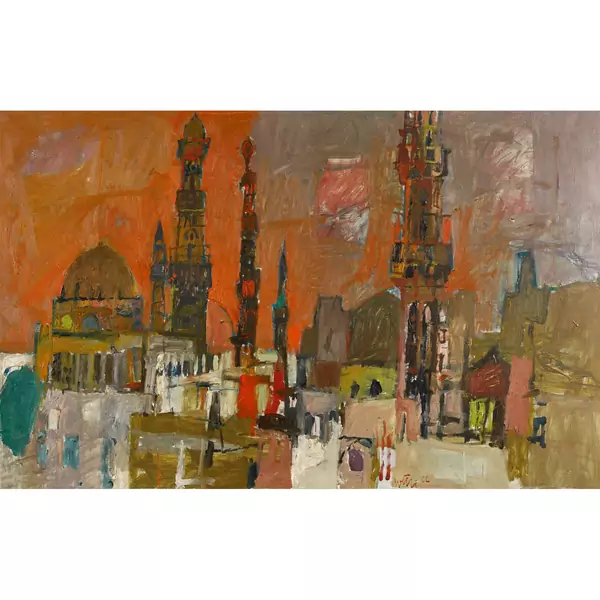 Orientalische Stadtansicht