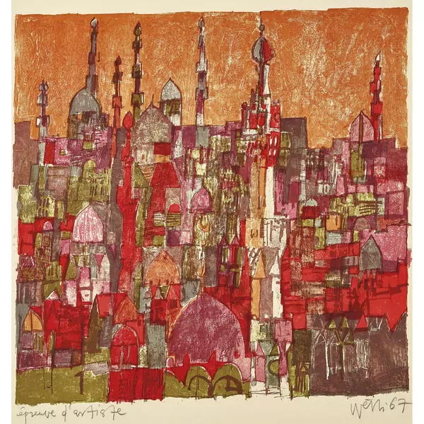 Orientalische Stadt