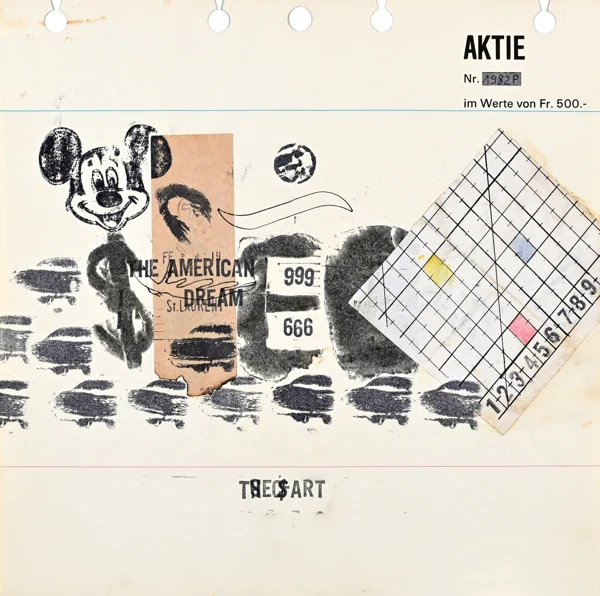 Ian Anüll — Aktie Nr. 1982P im Werte von Fr. 500.-, 1982