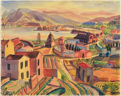IGNAZ EPPER — Südliche Landschaft. 1924. — Koller Auktionen