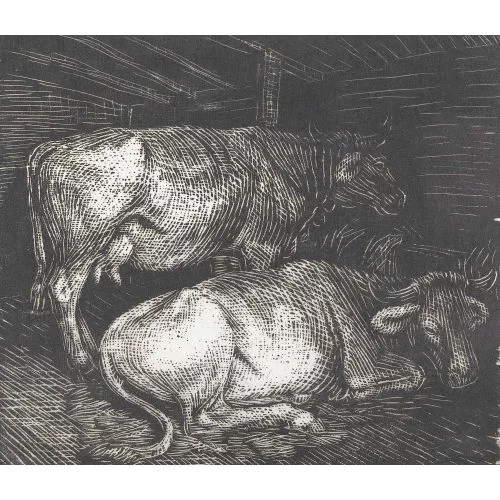 Ignaz Epper — "Kuhstall I".