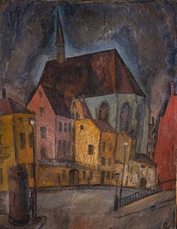 Stadt bei Nacht