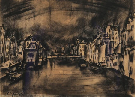 Zürich (Limmat mit Rathausbrücke), um 1920