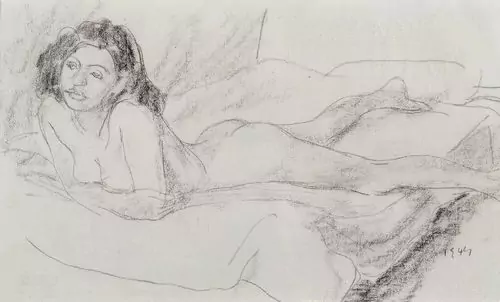 EPPER, IGNAZ — Liegender Frauenakt. 1944. — Koller Auktionen