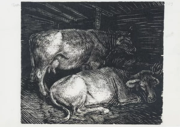 Ignaz Epper — Kuhstall I, ca. 1940
