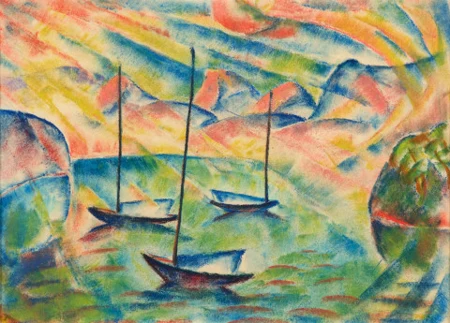 Drei Boote, um 1915-20