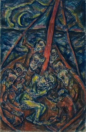 Sturm auf dem See, um 1920