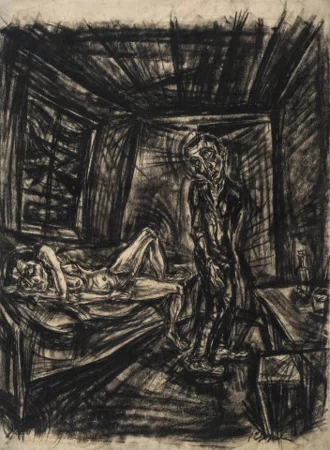 Schlafzimmer, um 1918/20