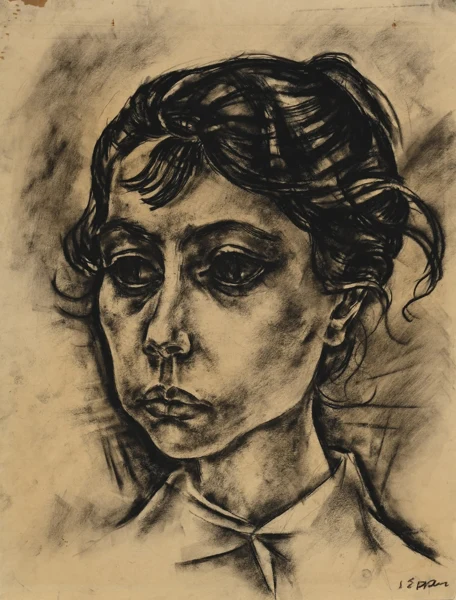 Ignaz Epper — Mädchenportrait, um 1918