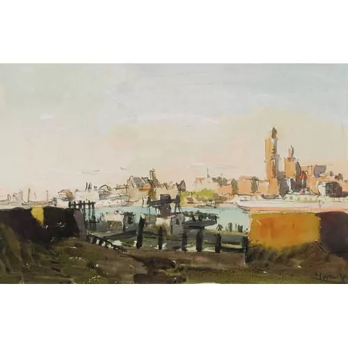 Morgenstimmung am Hafen