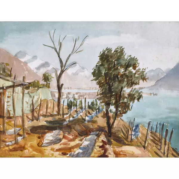 Herbstlandschaft am See