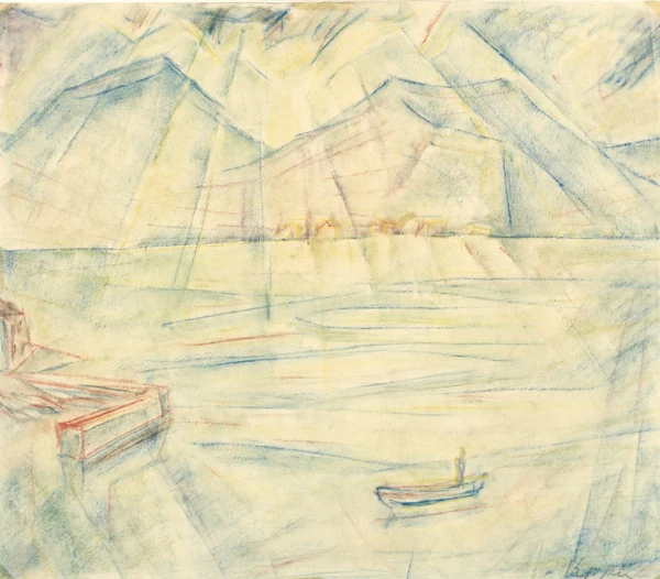 Ignaz Epper — SONNENSTRAHLEN ÜBER DEM SEERAYS OF SUNLIGHT OVER THE LAKE