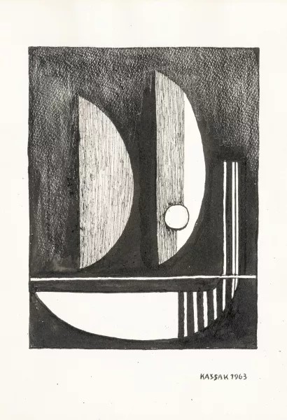 Lajos Kassák — Composition géométrique