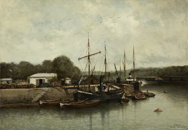Émile Louis Vernier — Bayonne - Quai de la Douane