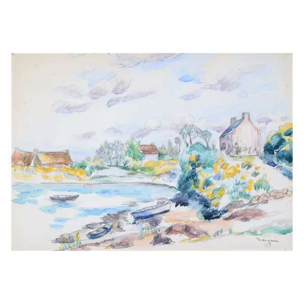 Henri Manguin — "Colombier - Le coin des pêcheurs".