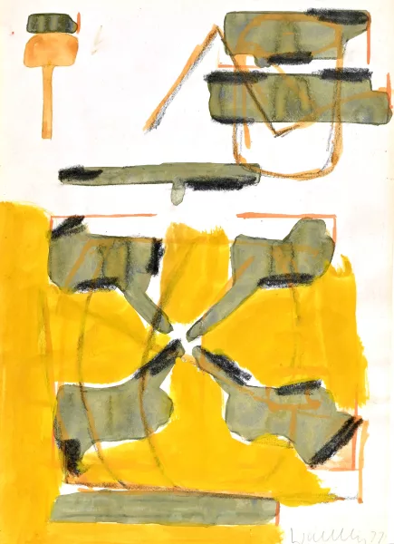 Franz Erhard Walther — Dessin en couches, 1977