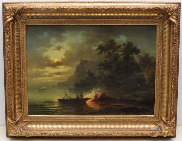 Cölestin Brügner — Fischerboote in der Abendsonne