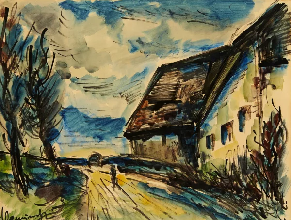 Maurice de Vlaminck — Scène de village