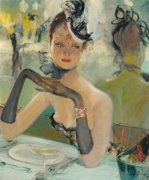 Jean-Gabriel Domergue — Chez Maxim's