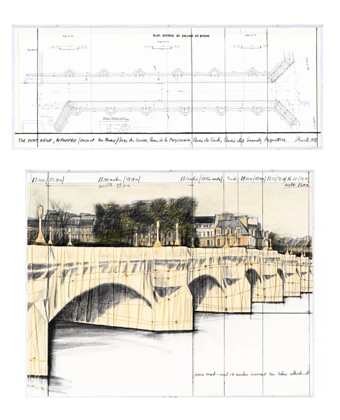 Christo — The Pont-Neuf Wrapped (Project for Paris)