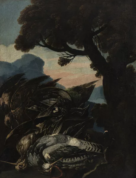 Jan Weenix — Suiveur de Jan Weenix — Jan Weenix (1640/41-1719), suiveur de, Trophée de