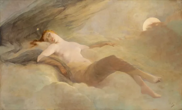 Charles Chaplin — Séléné dormant sur les nuages