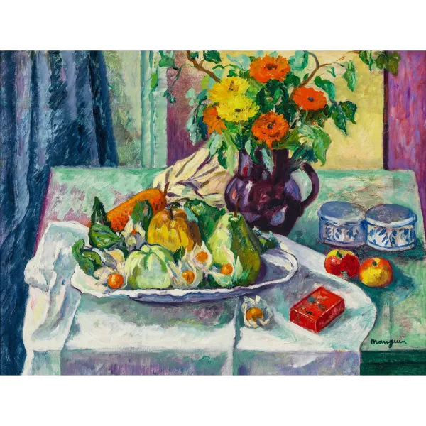 Henri Manguin — "Le plat de fruits".