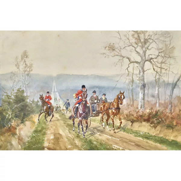 Karl Reille — En chemin vers la battue