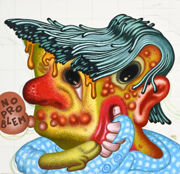 Peter Saul — "No problem",