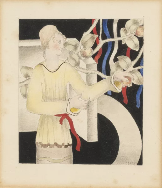 Joseph Csaky — Femme au pommier,