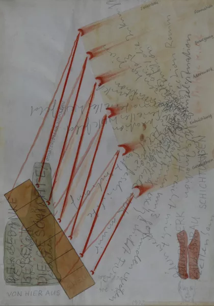 Franz Erhard Walther — Recto/verso : Sans titre, 1972