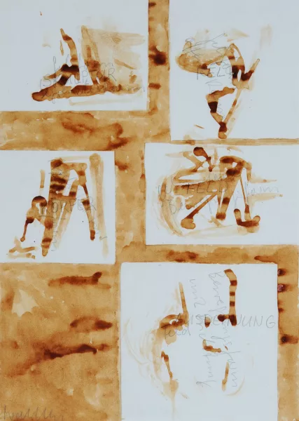 Franz Erhard Walther — Deux dessins : Premier ensemble d'œuvres, 1983