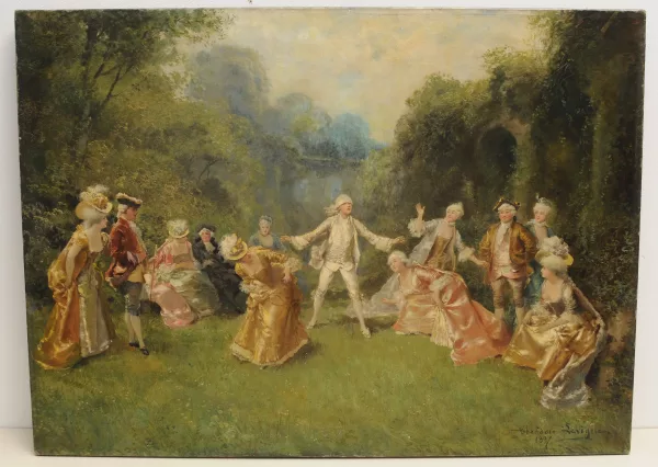 Théodore Levigne — Colin-maillard (Blinde-Kuh-Spiel)