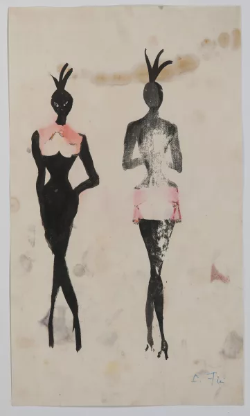 argentinar jatorriko frantses pintorea — Titolo originale: Projets de costumes